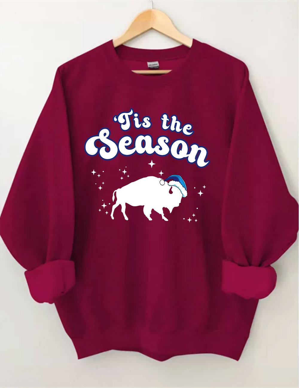 Funny Buffalo Christmas Sweatshirt