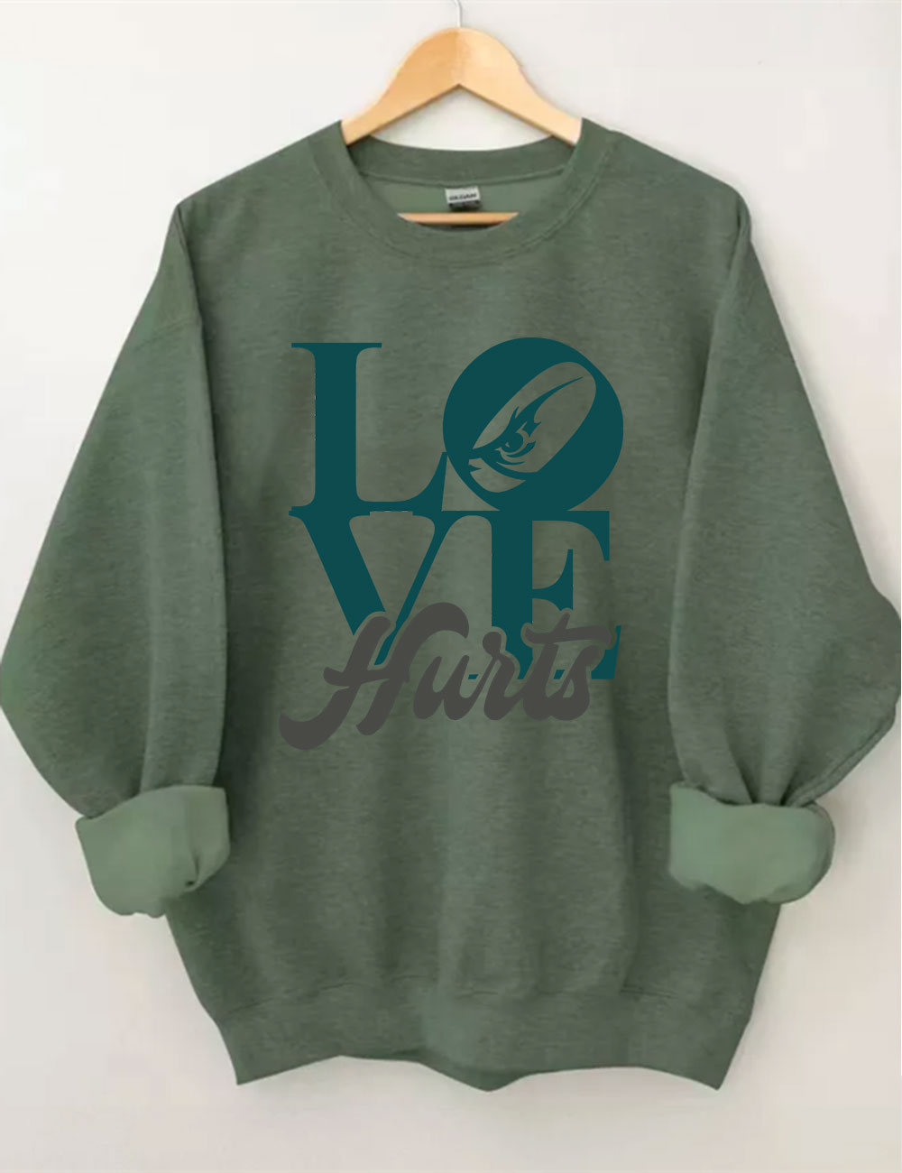 Love Hurts Philly Football Sweatshirt