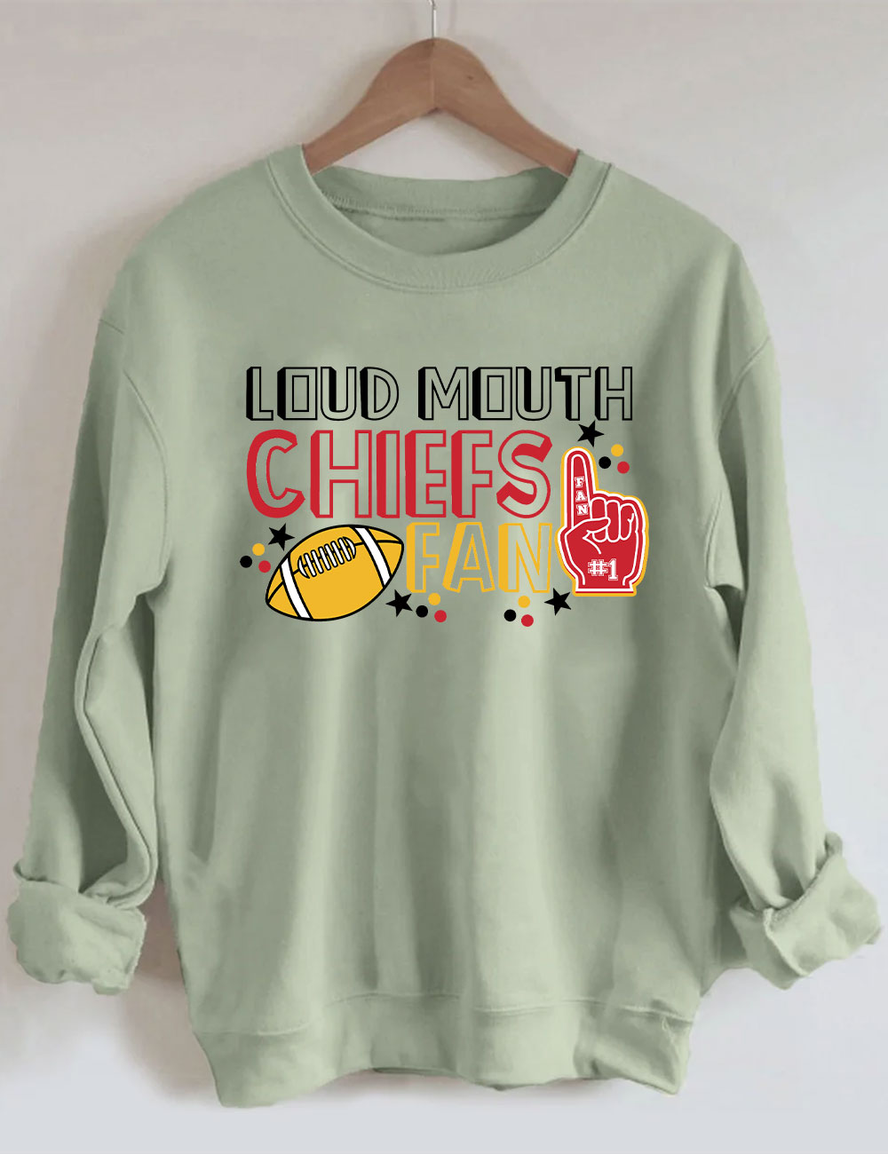 Loud Mouth Chiefs Fan Football Sweatshirt