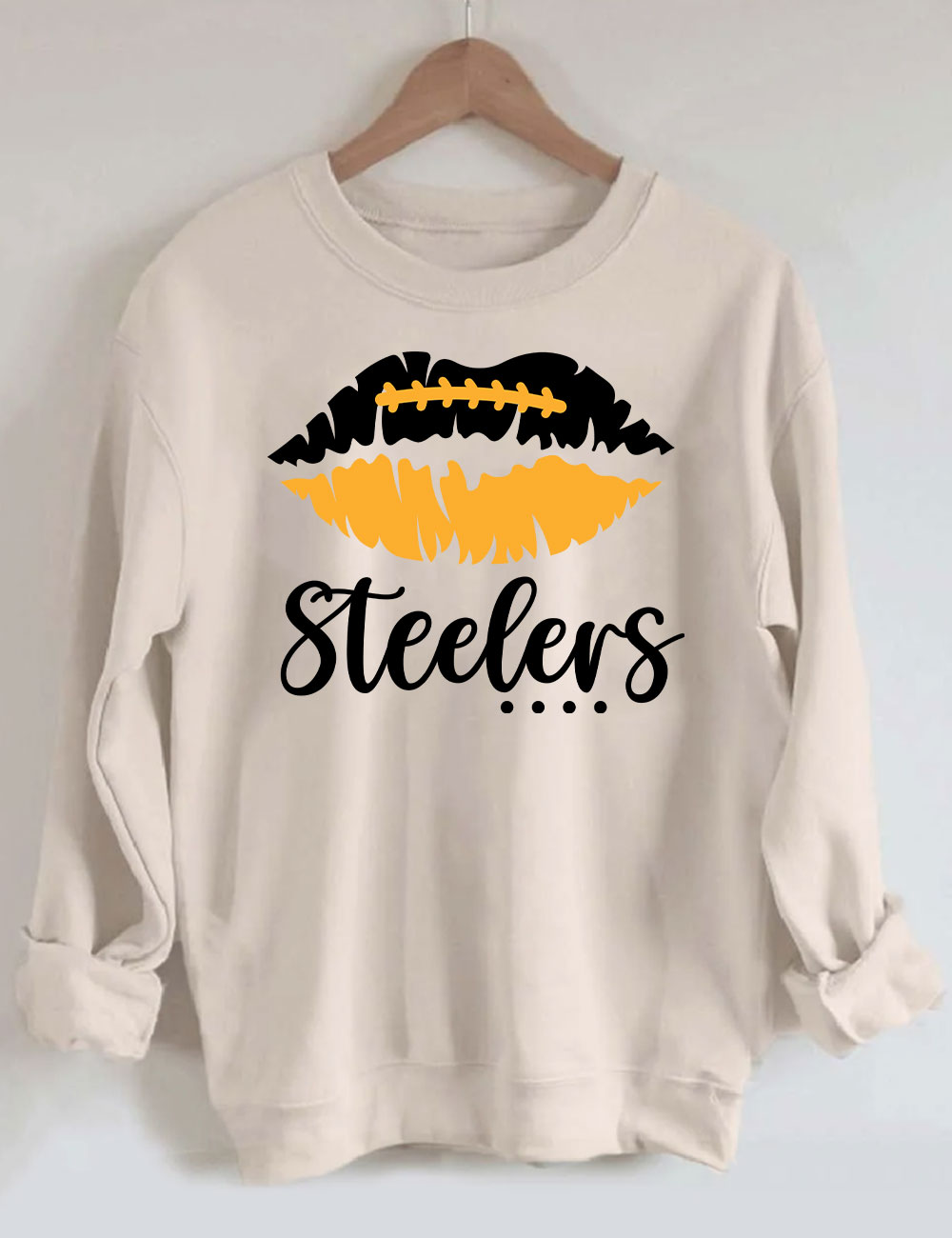 Pittsburgh Steelers Lips Football Sweatshirt