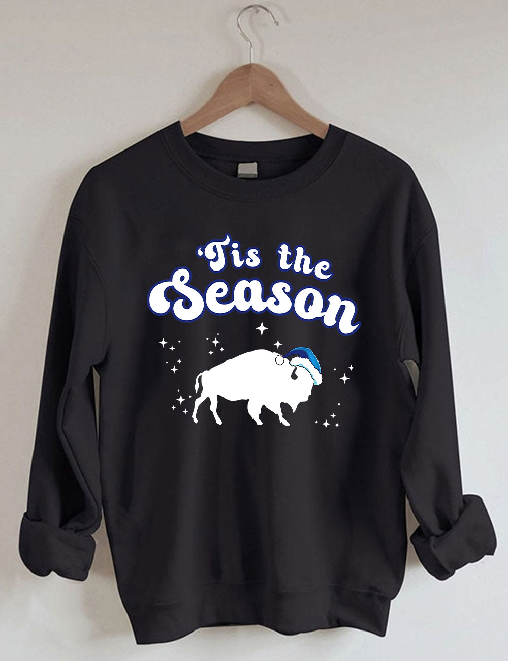 Funny Buffalo Christmas Sweatshirt