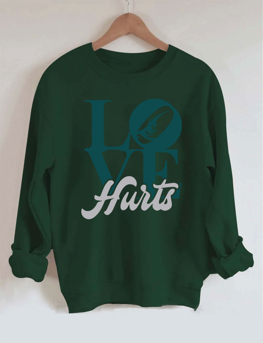 Love Hurts Philly Football Sweatshirt