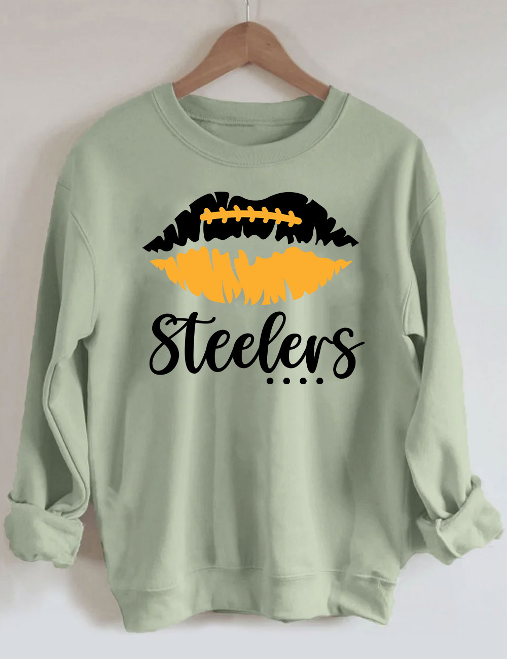 Pittsburgh Steelers Lips Football Sweatshirt