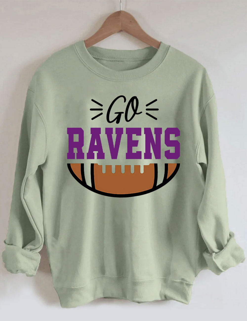 Go Ravens Football Sweatshirt