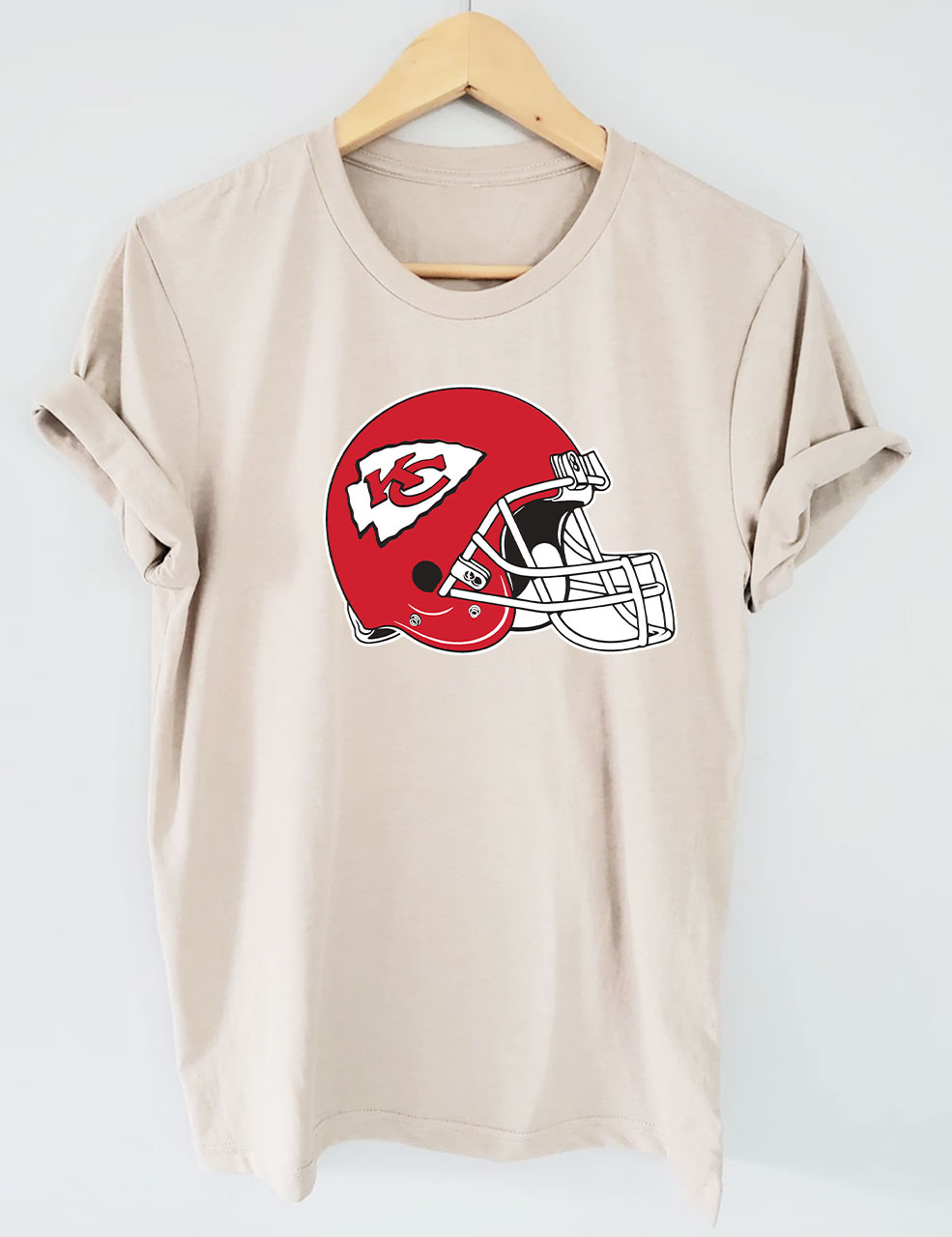 Chiefs Helmet Football T-Shirt