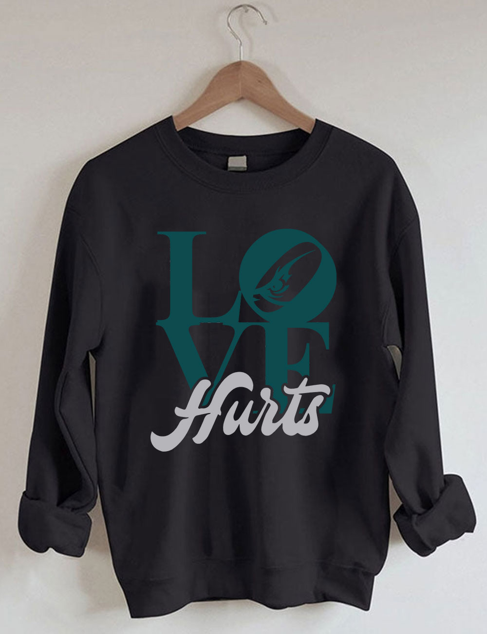 Love Hurts Philly Football Sweatshirt