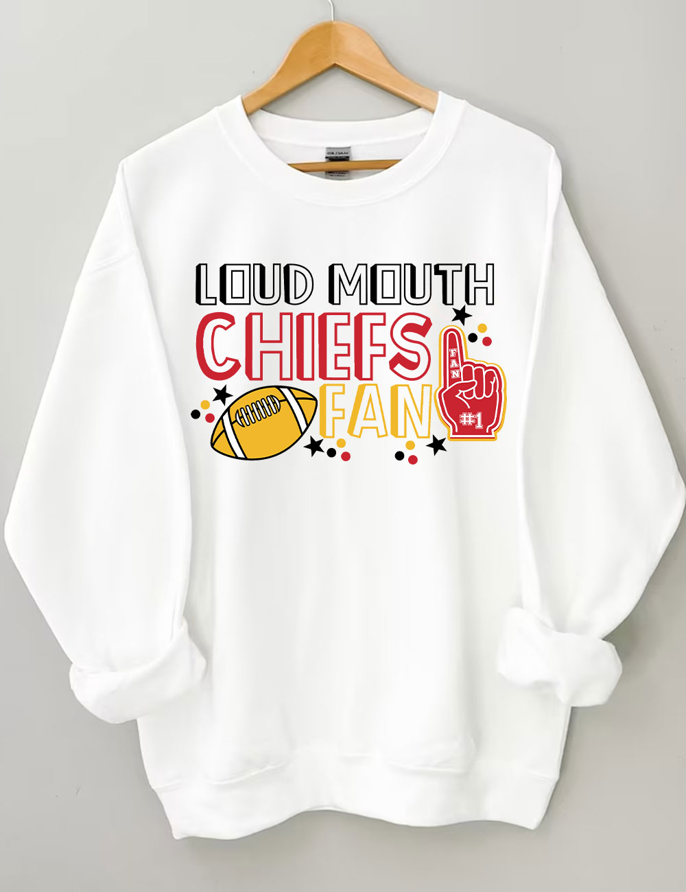 Loud Mouth Chiefs Fan Football Sweatshirt
