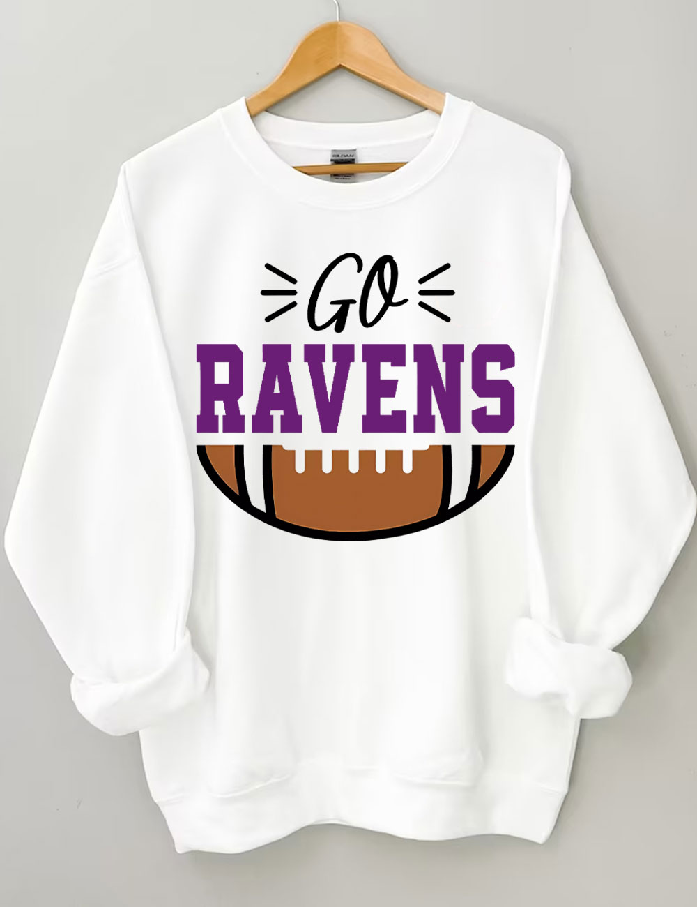 Go Ravens Football Sweatshirt