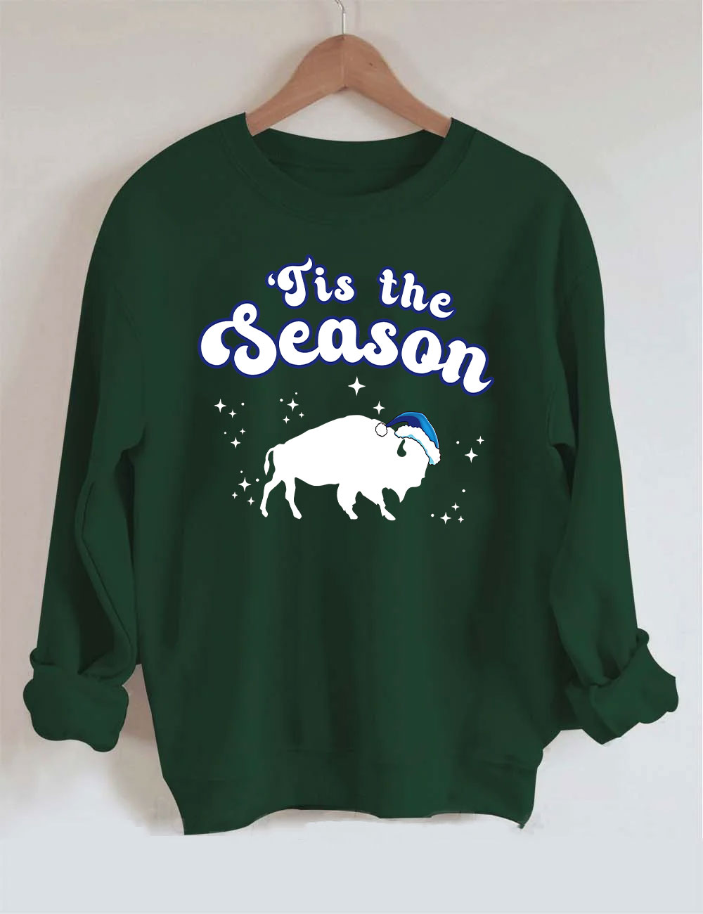 Funny Buffalo Christmas Sweatshirt
