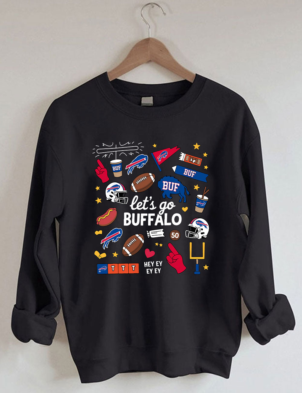 Let's Go Funny Buffalo Funny Sweatshirt