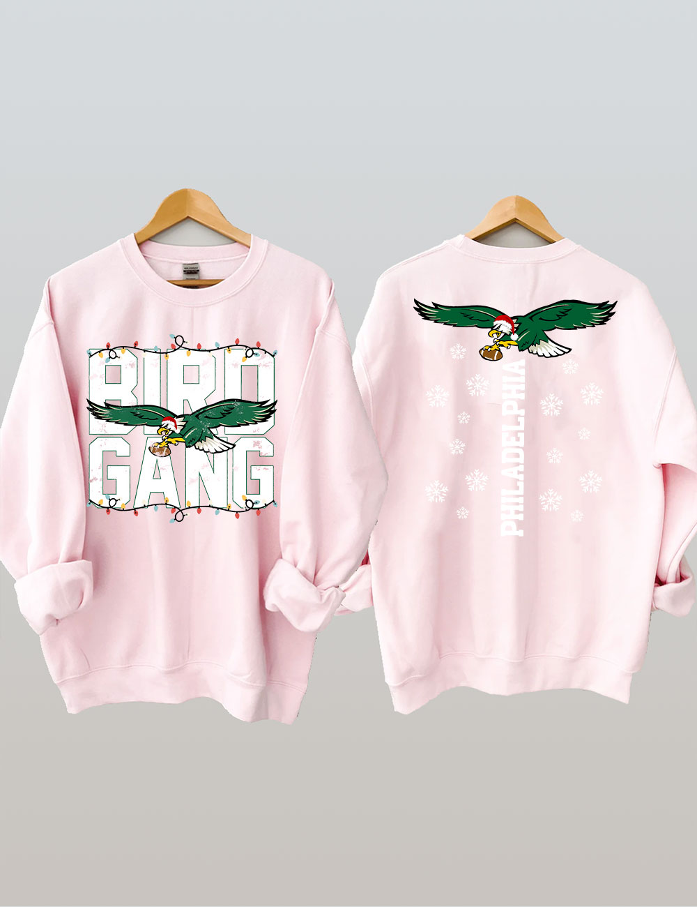 Philadelphia Bird Gang Christmas Football Sweatshirt