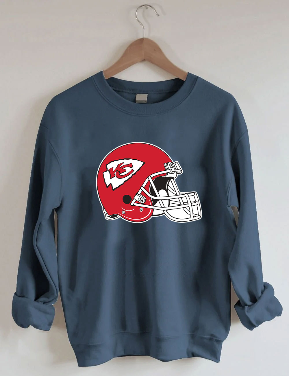 Chiefs Helmet Football Sweatshirt