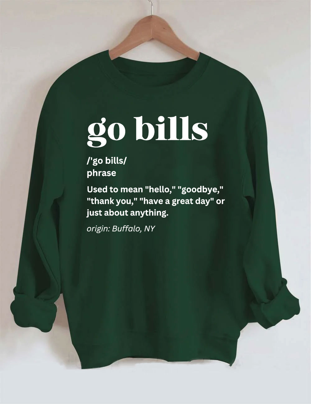 Go Bills Buffalo Football Sweatshirt