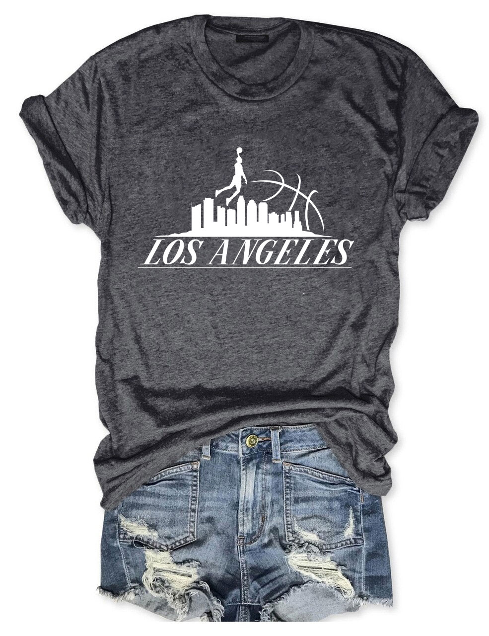 Los Angeles Basketball T-Shirt