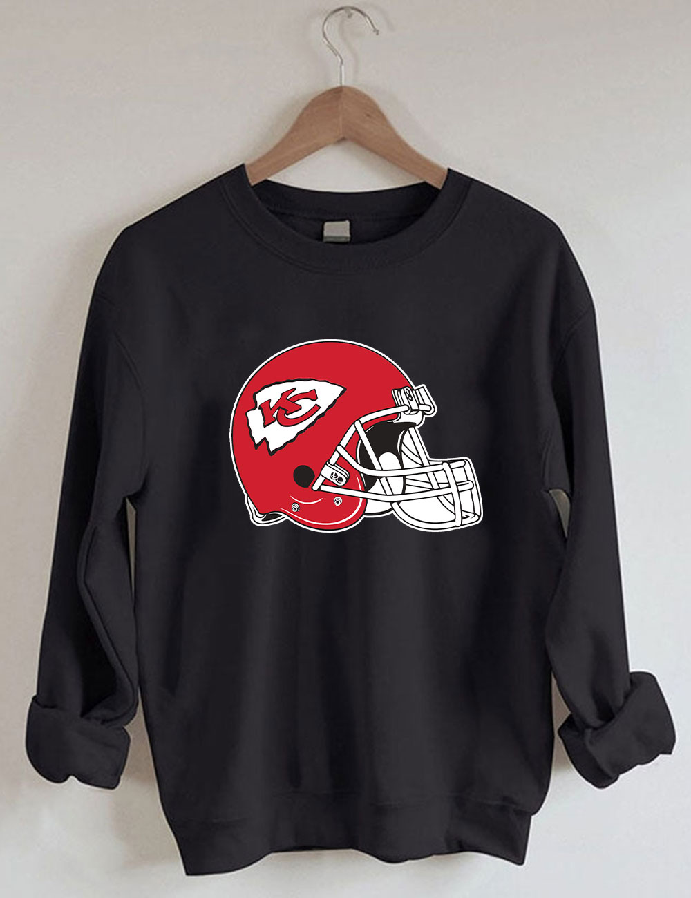 Chiefs Helmet Football Sweatshirt