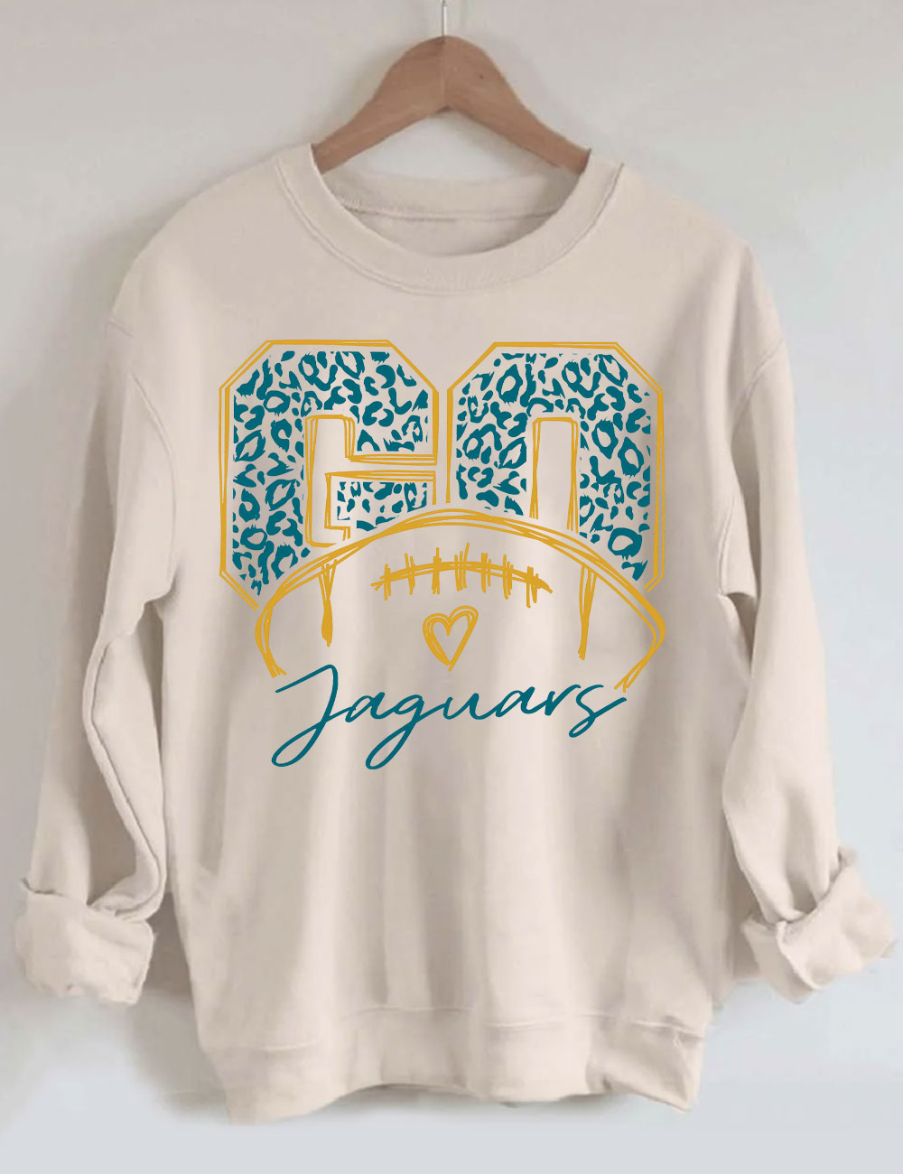 Go Jaguars Football Sweatshirt
