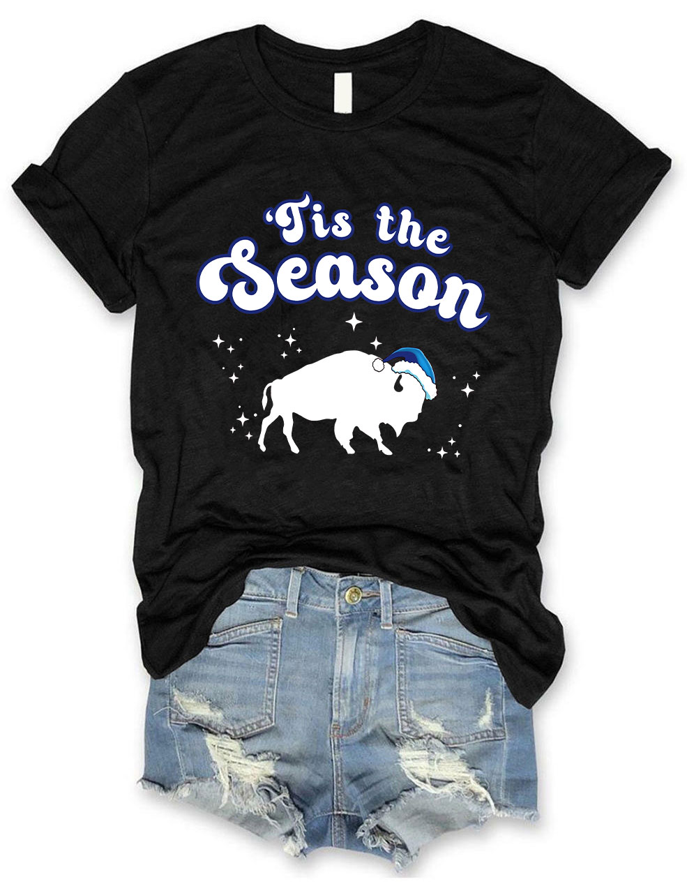 Funny Buffalo Christmas T-Shirt