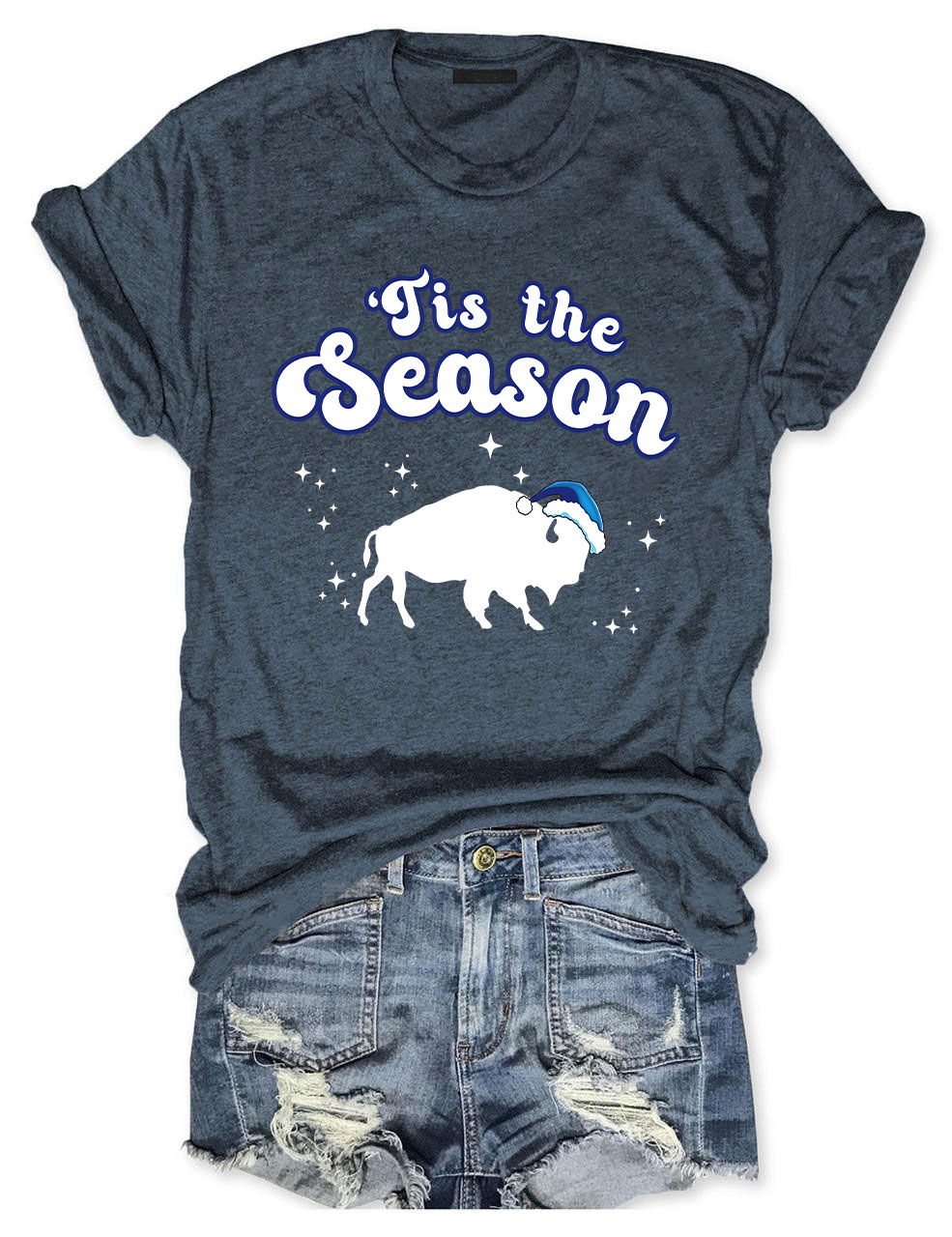 Funny Buffalo Christmas T-Shirt