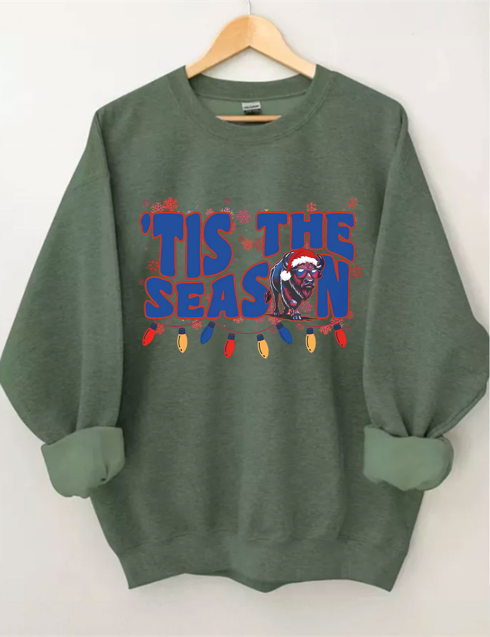 Christmas Buffalo Football Sweatshirt