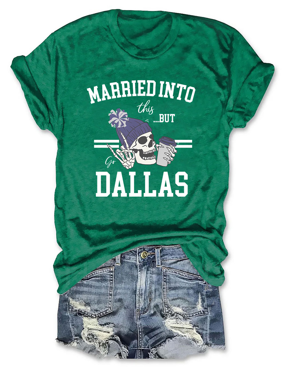 Married Into This But Dallas Football T-Shirt
