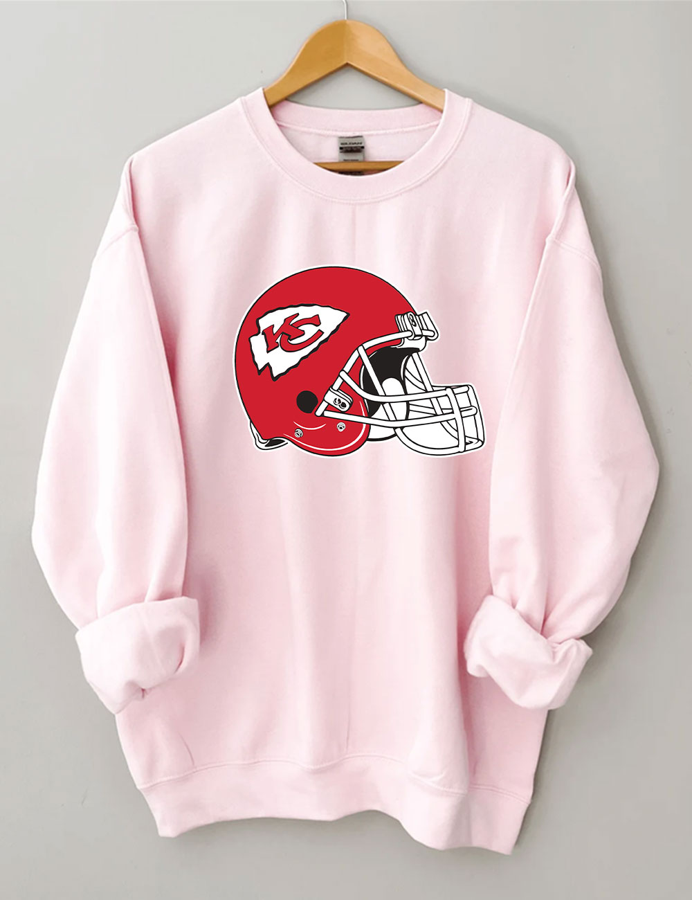 Chiefs Helmet Football Sweatshirt