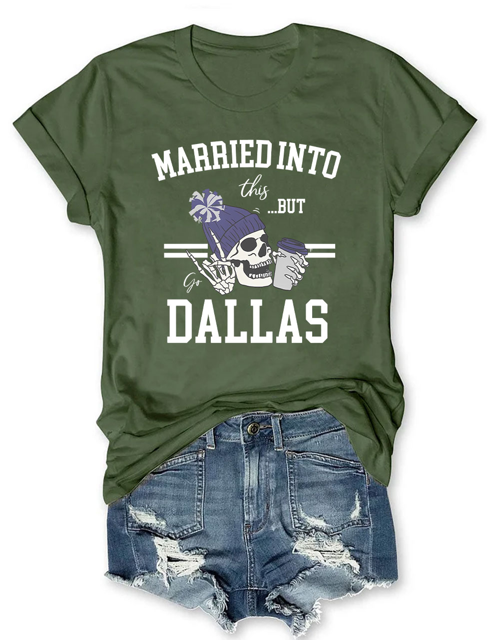 Married Into This But Dallas Football T-Shirt