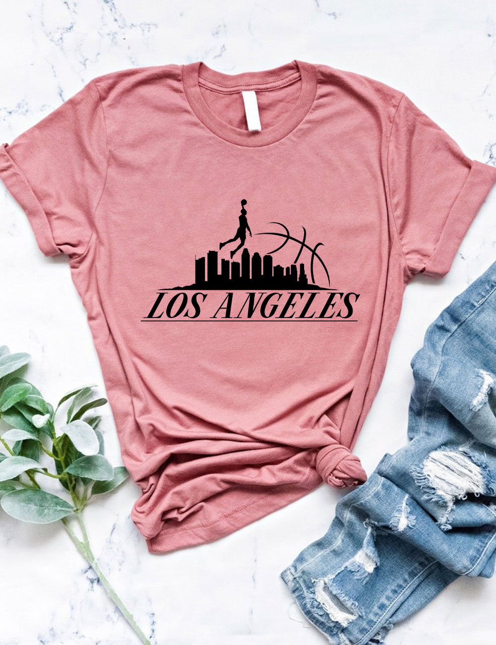 Los Angeles Basketball T-Shirt