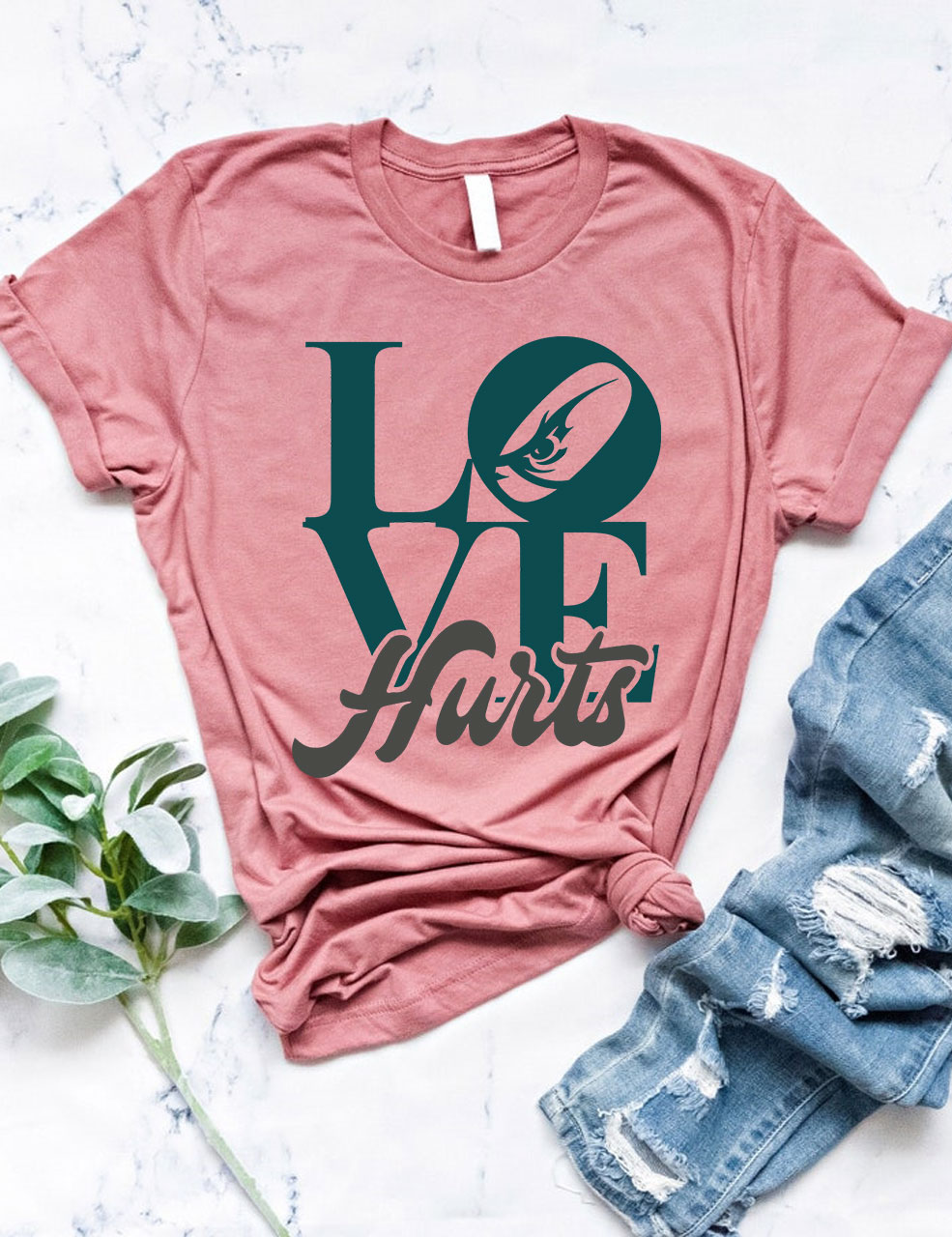 Love Hurts Philly Football T-Shirt