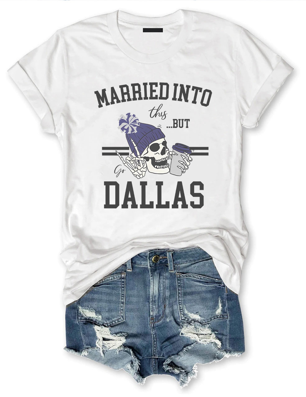 Married Into This But Dallas Football T-Shirt