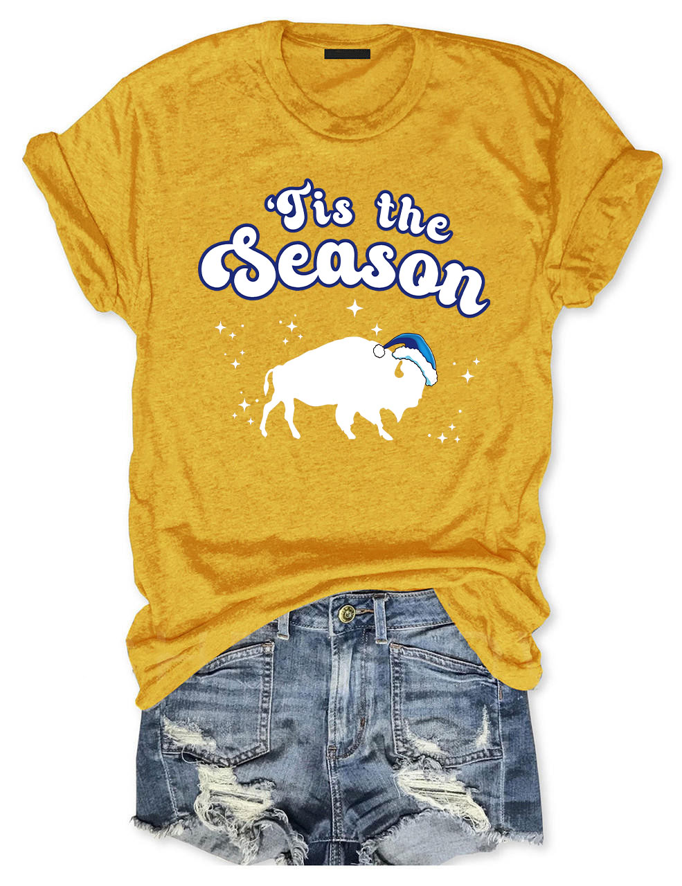 Funny Buffalo Christmas T-Shirt