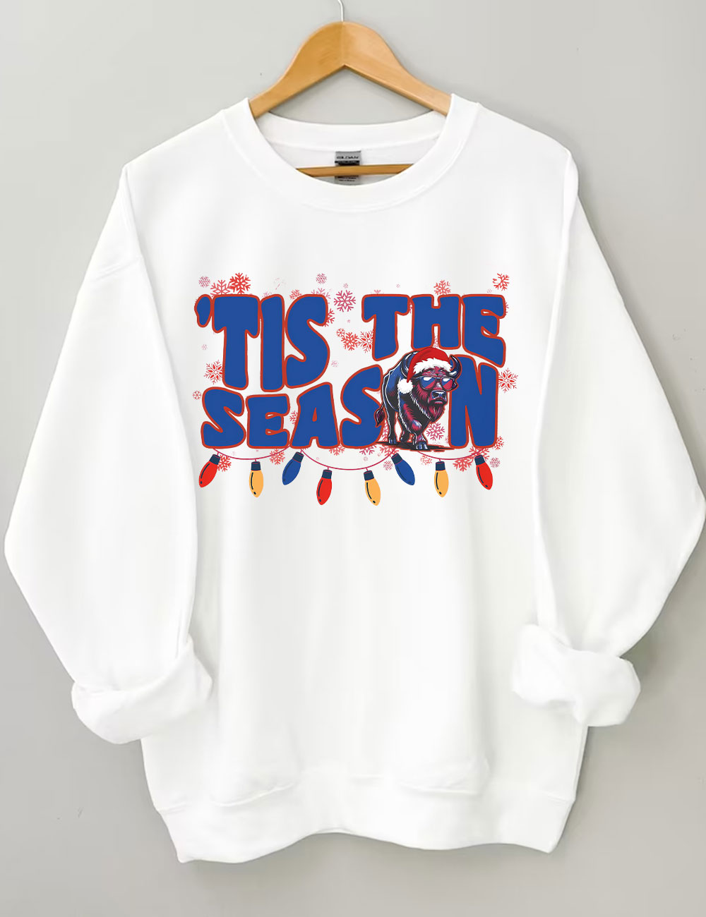 Christmas Buffalo Football Sweatshirt