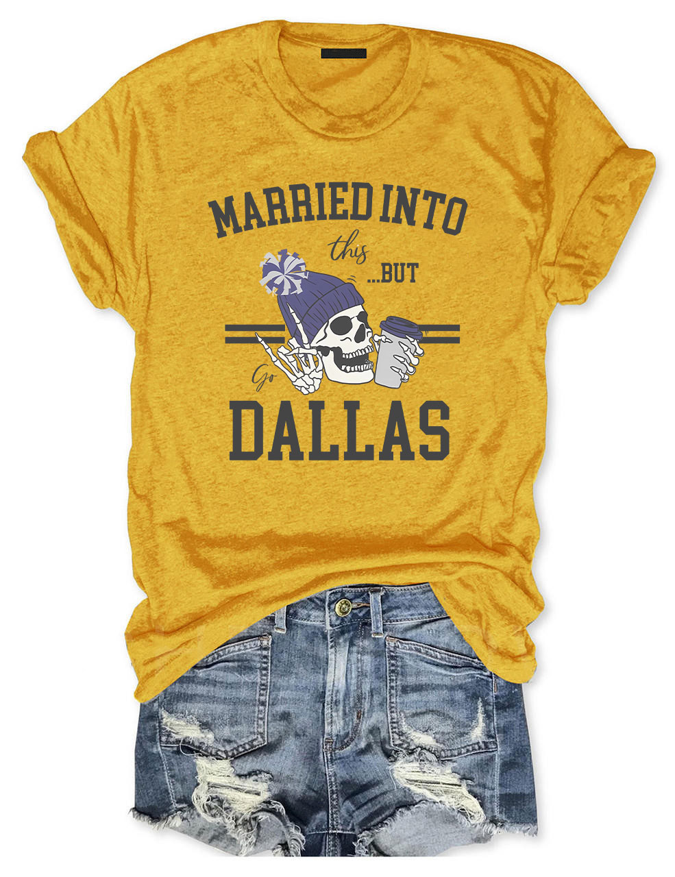 Married Into This But Dallas Football T-Shirt