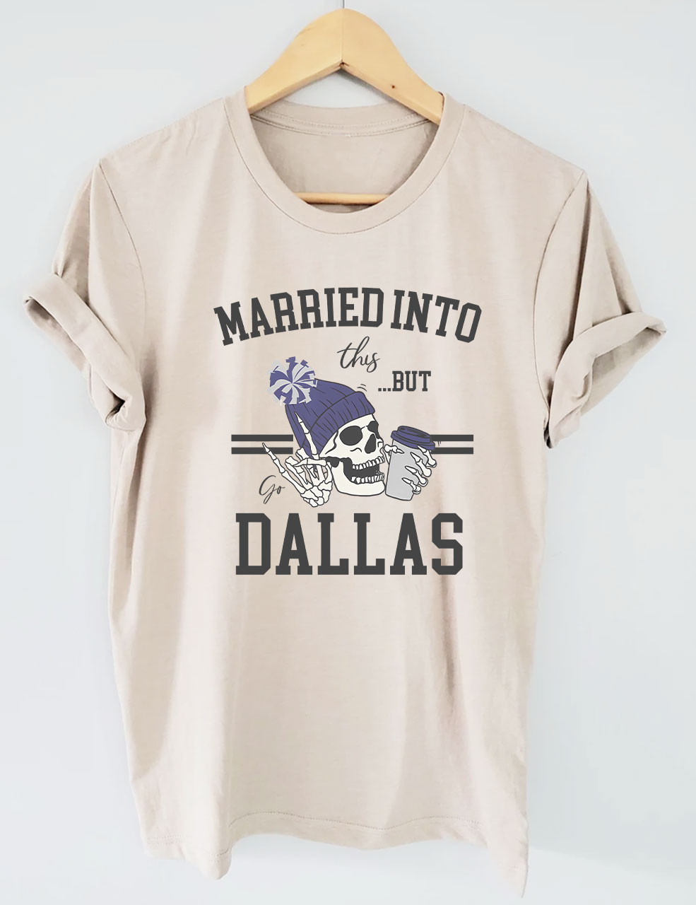 Married Into This But Dallas Football T-Shirt