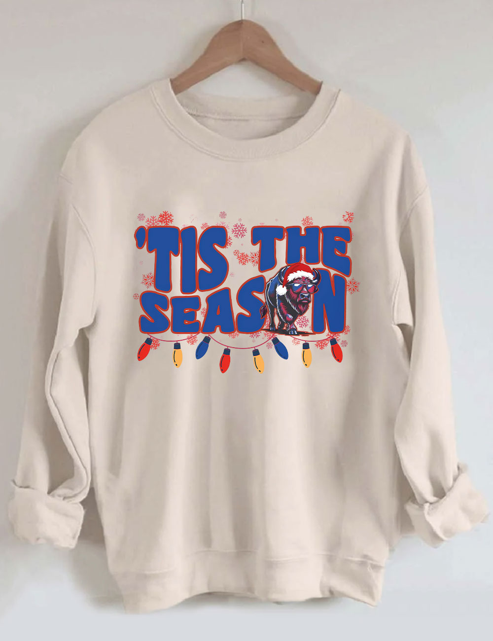 Christmas Buffalo Football Sweatshirt