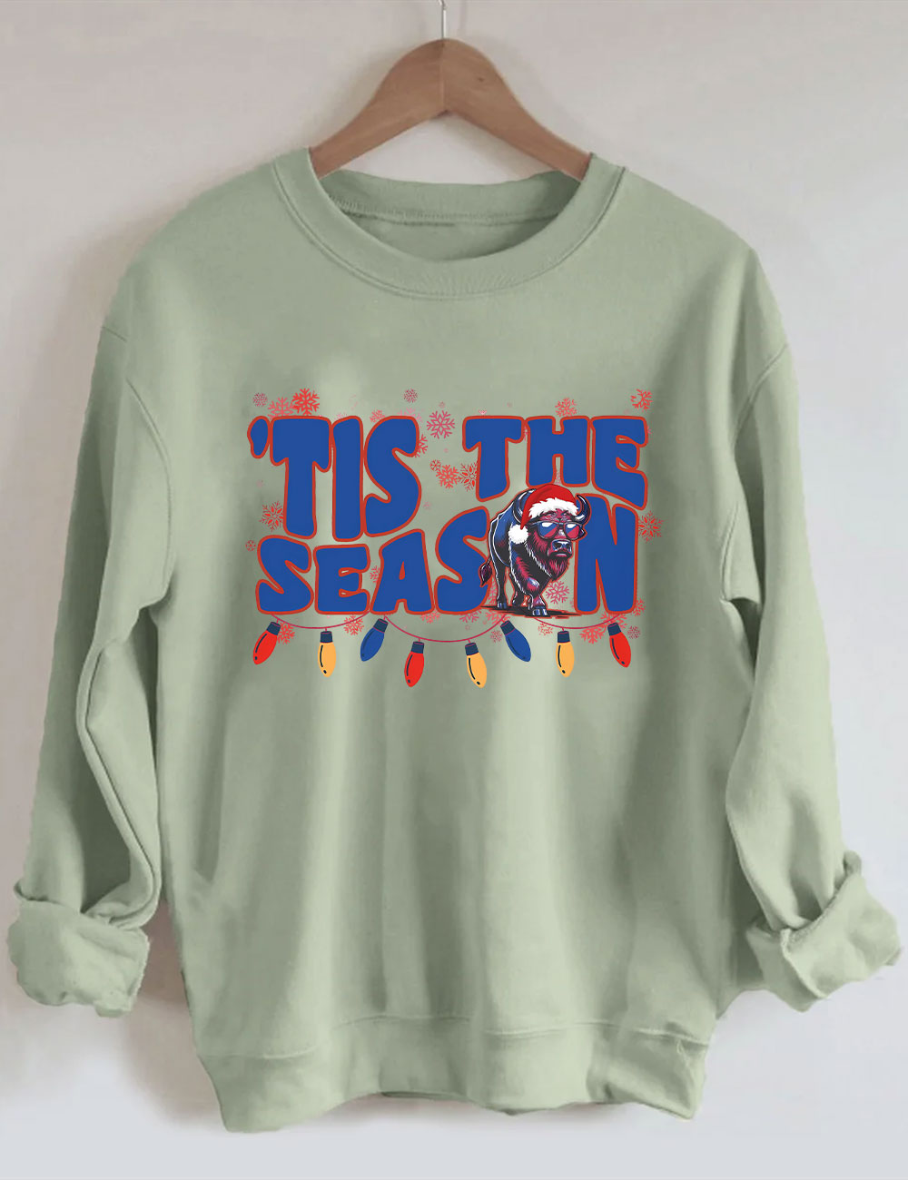 Christmas Buffalo Football Sweatshirt