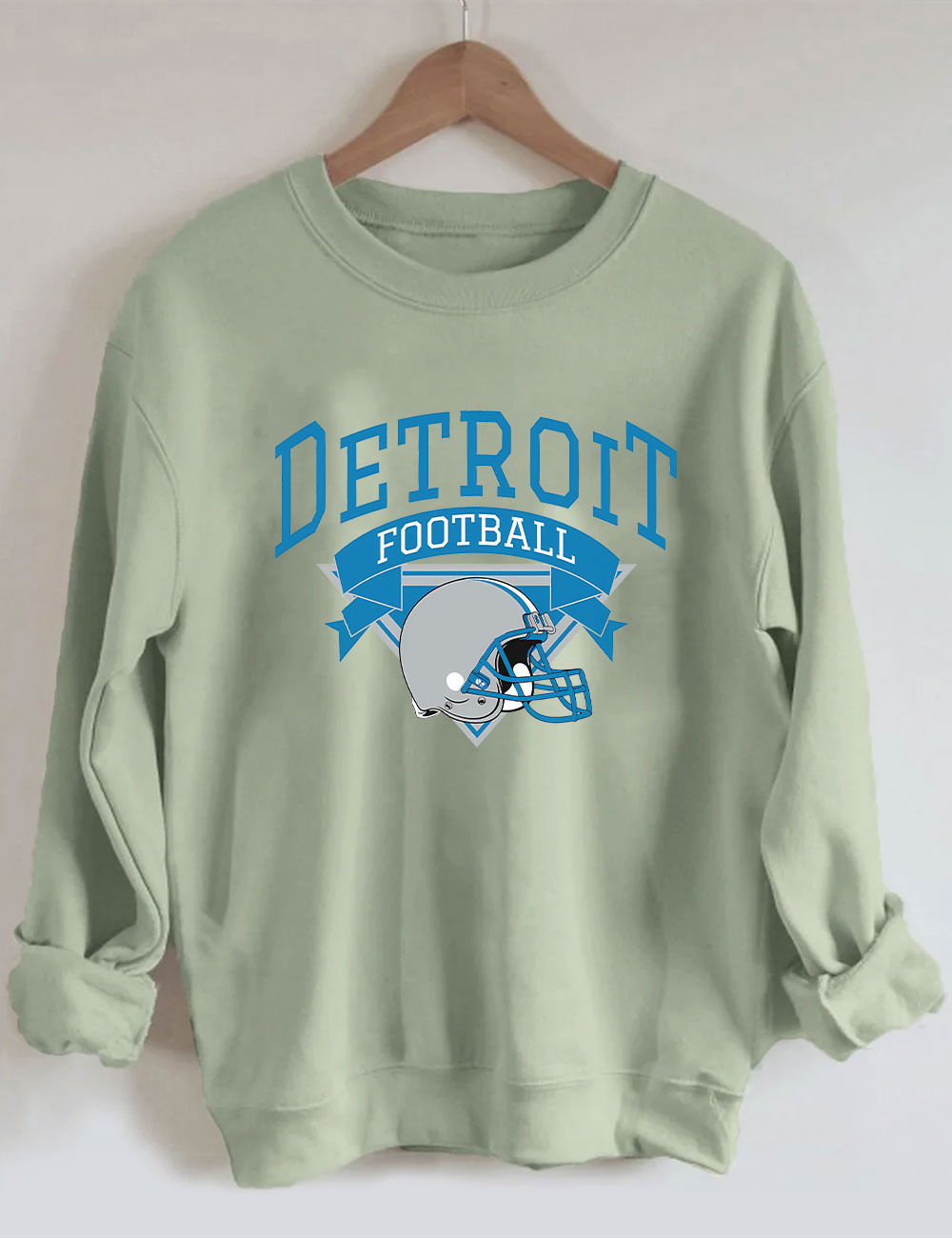 Retro Detroit Football Sweatshirt