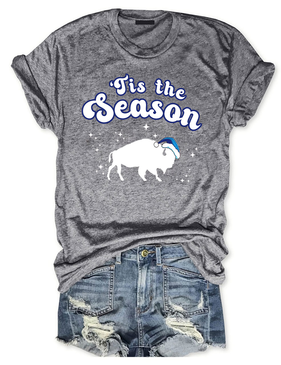 Funny Buffalo Christmas T-Shirt