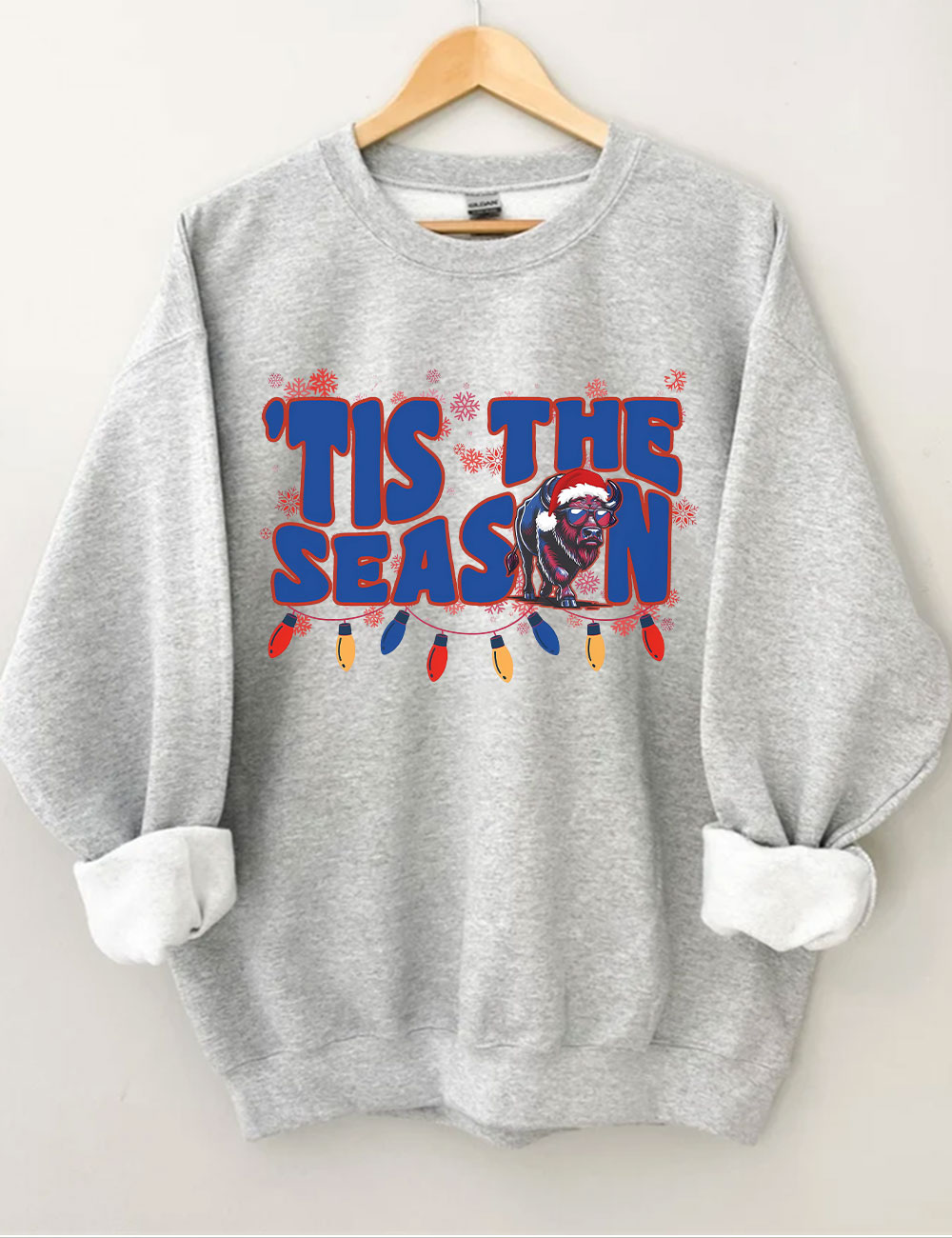 Christmas Buffalo Football Sweatshirt