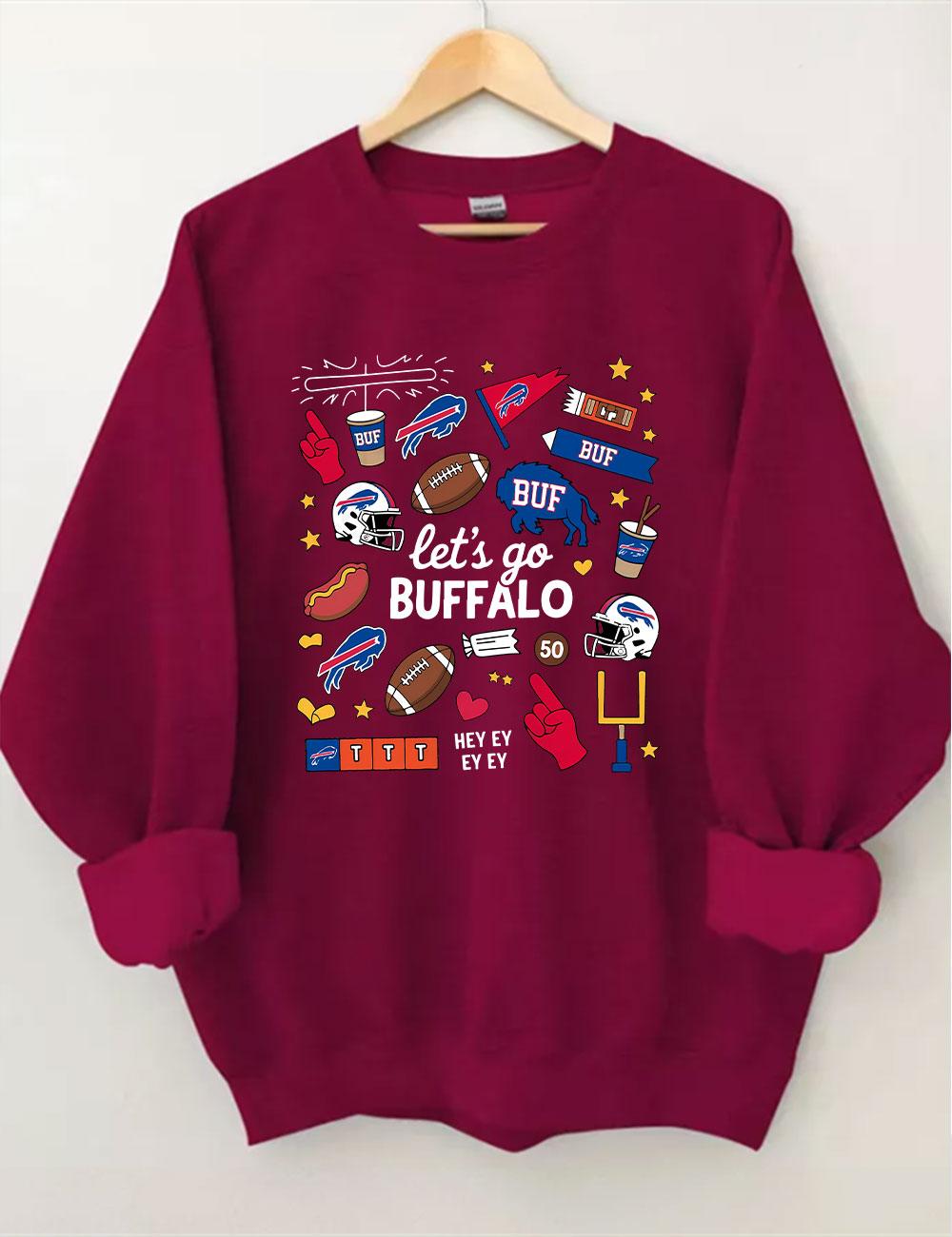 Let's Go Funny Buffalo Funny Sweatshirt