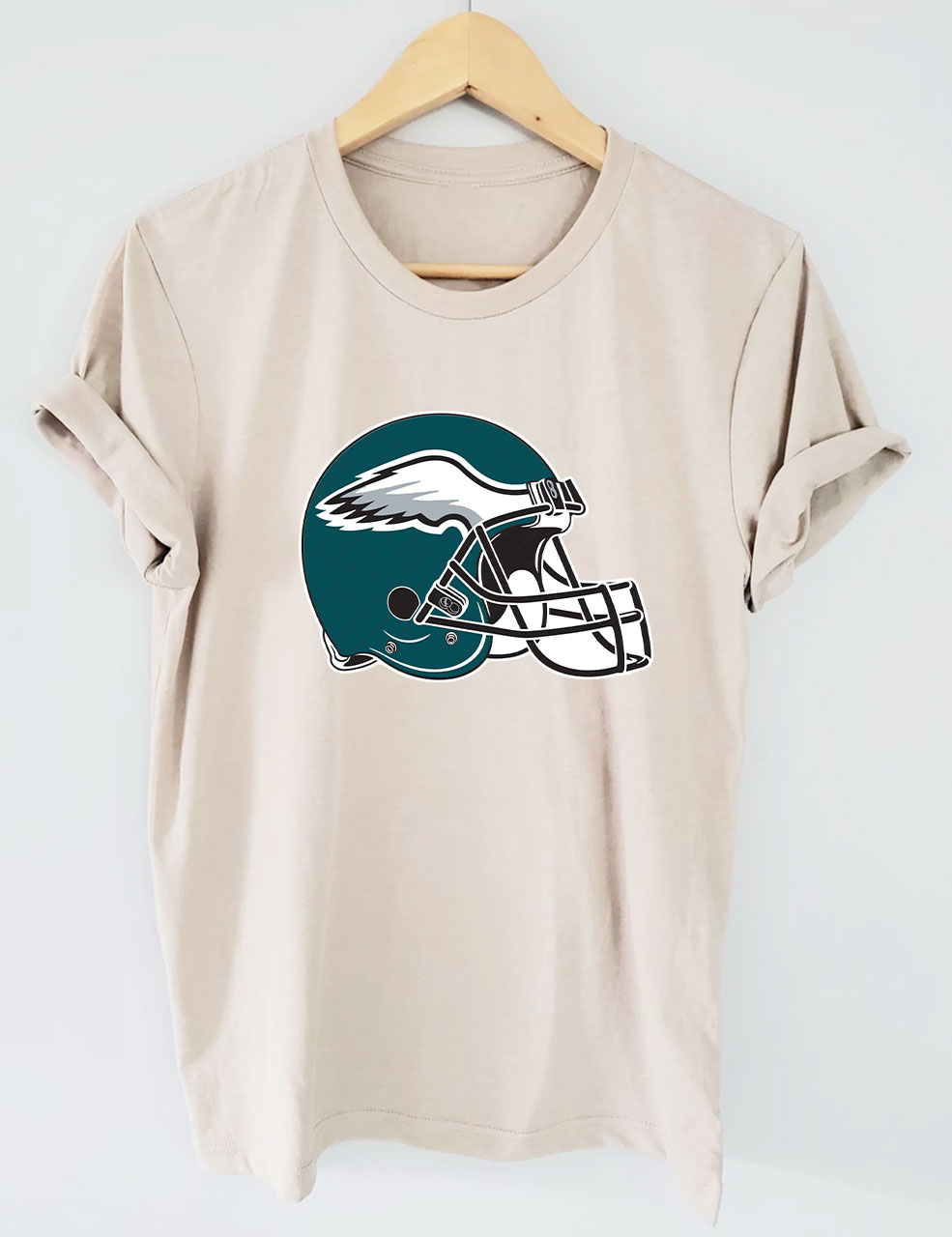 Eagles Helmet Football T-Shirt
