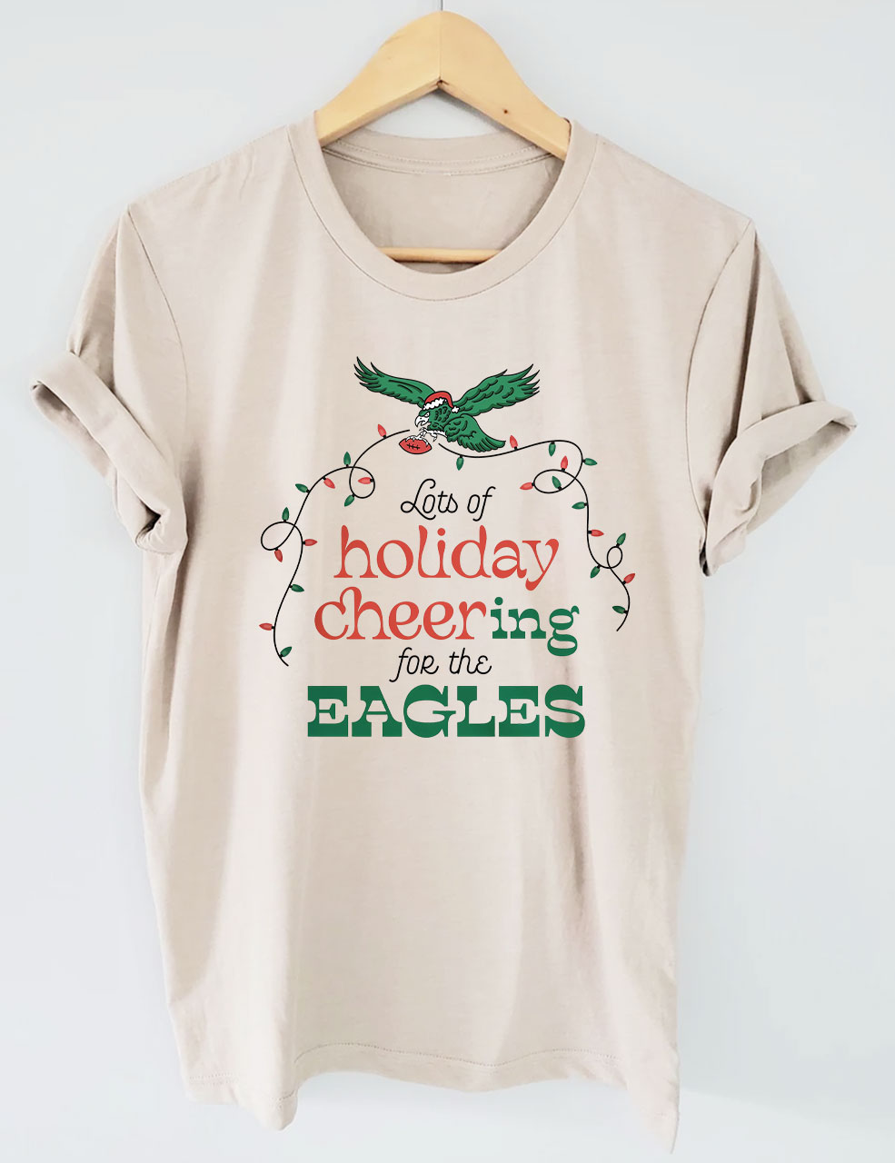 Philadelphia Eagles Holiday Cheer Christmas EaglesT-Shirt