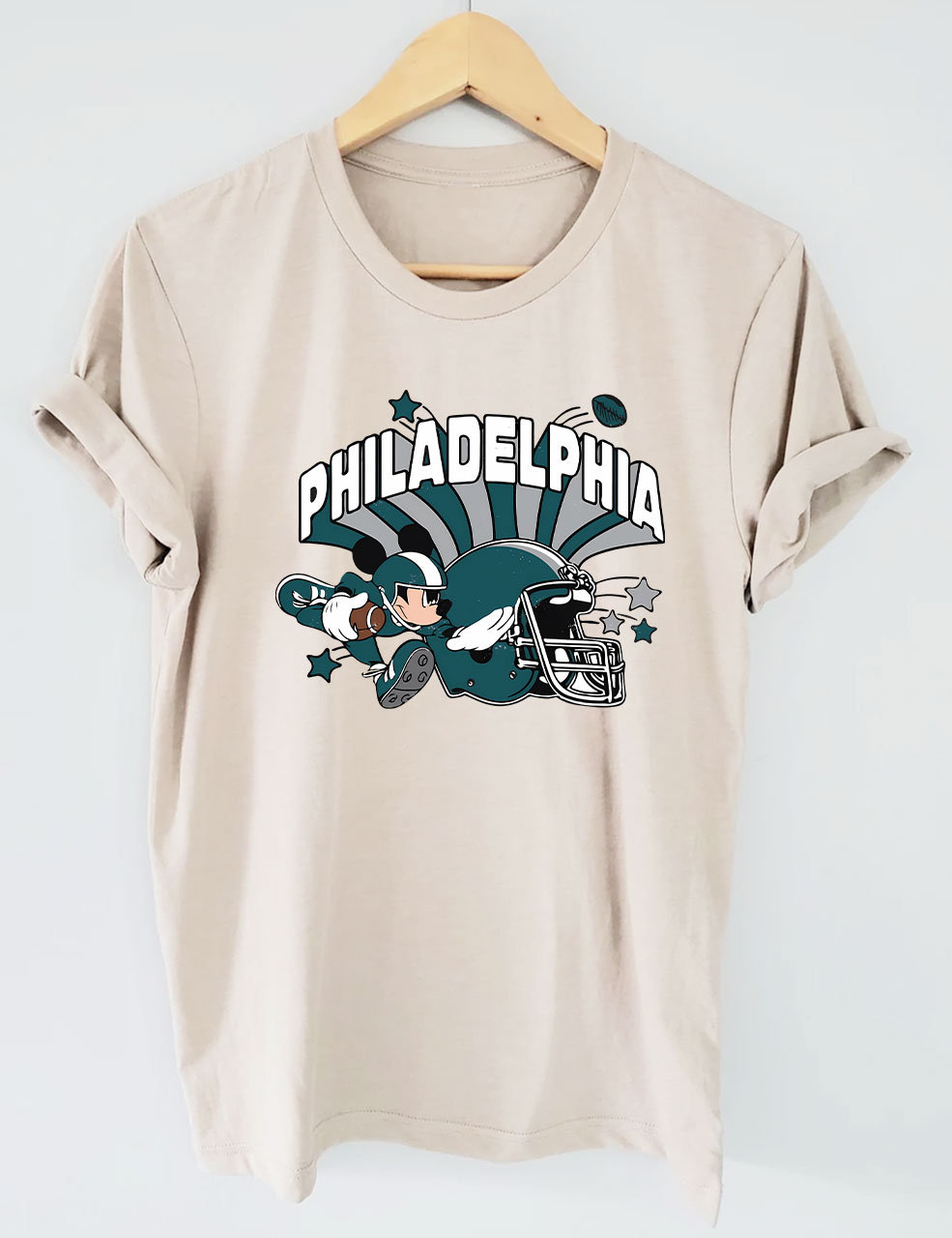 Philadelphia Mickey Football T-Shirt