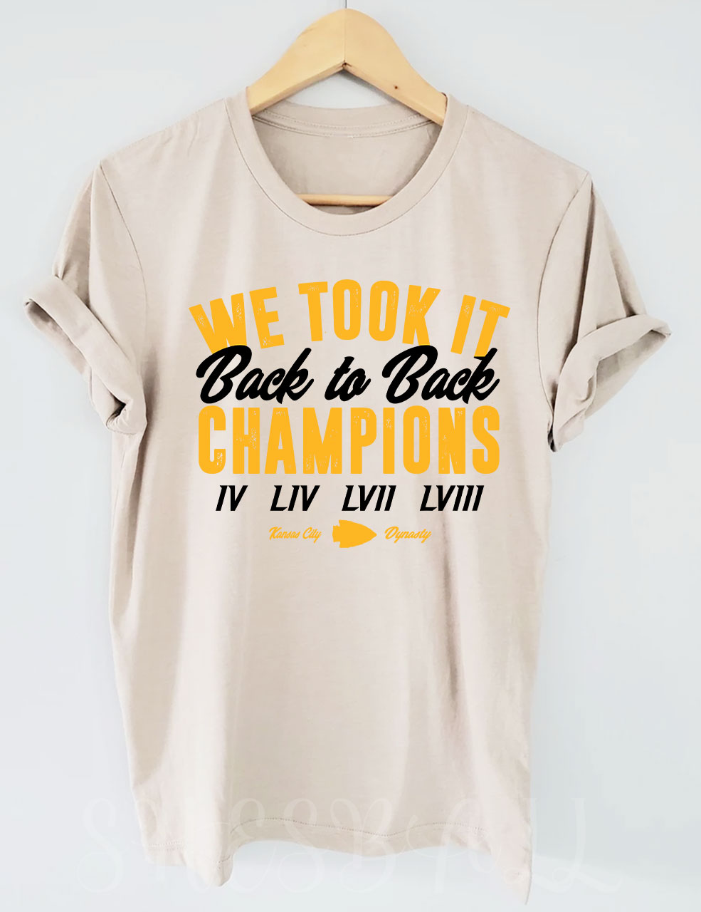 Kansas City Football Back to Back Champions T-Shirt