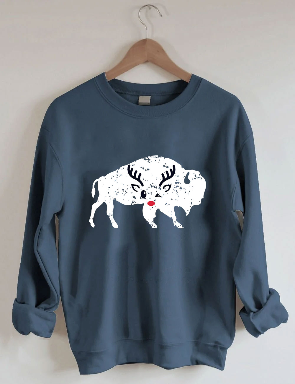 Tis the Season Buffalo Christmas Football Sweatshirt