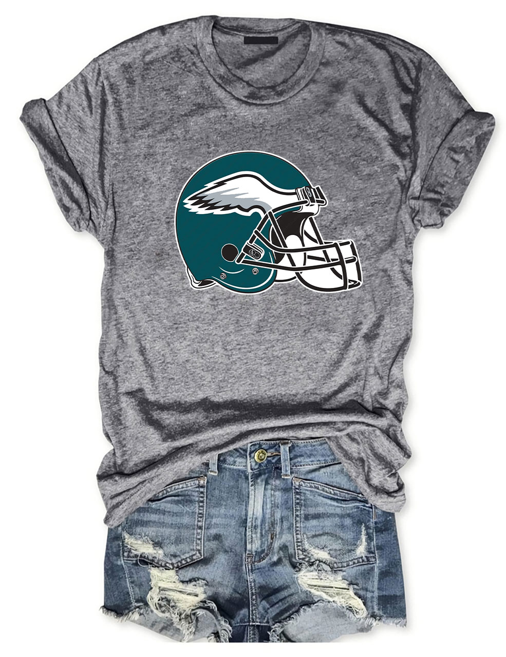 Eagles Helmet Football T-Shirt