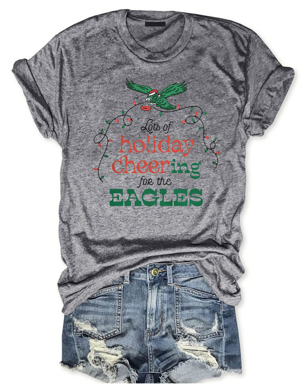 Philadelphia Eagles Holiday Cheer Christmas EaglesT-Shirt
