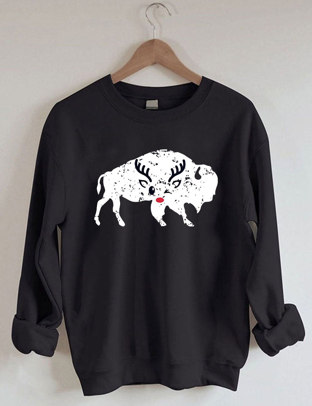 Tis the Season Buffalo Christmas Football Sweatshirt