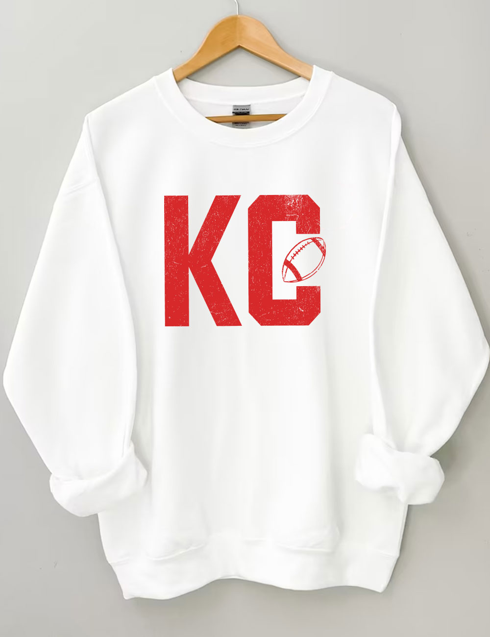 KC Kansas City Football Sweatshirt