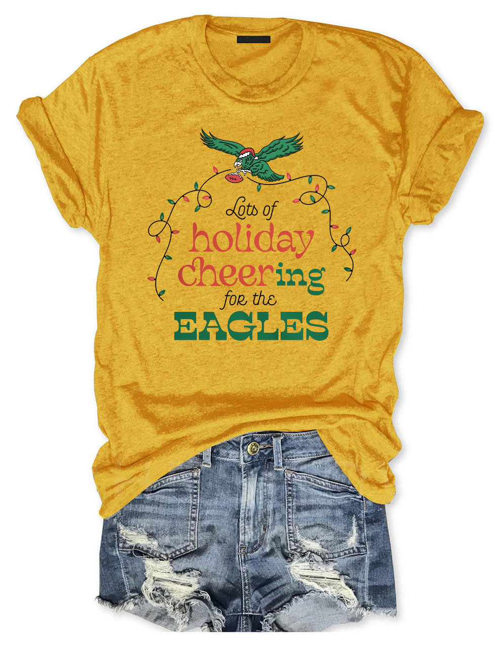 Philadelphia Eagles Holiday Cheer Christmas EaglesT-Shirt