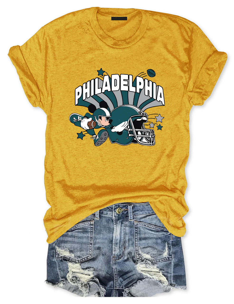 Philadelphia Mickey Football T-Shirt
